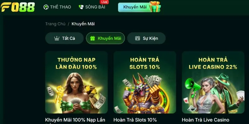 Người chơi được hưởng khuyến mãi cực nhiều