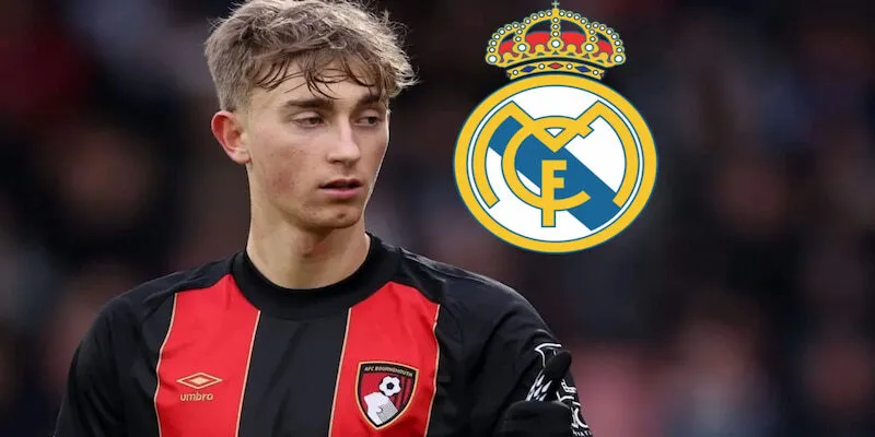 Real Madrid chiêu mộ Dean Huijsen với giá trị 50 triệu bảng Real Madrid chiêu mộ Dean Huijsen với giá trị 50 triệu bảng
