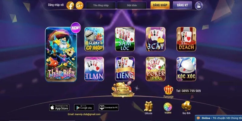 Giới thiệu các game nổi bật của nhà cái